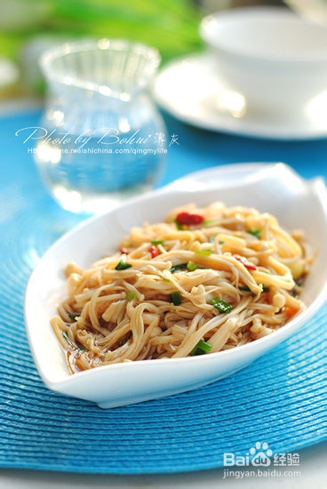 葱油金针菇做法