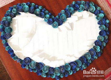 卡纸玫瑰花制作