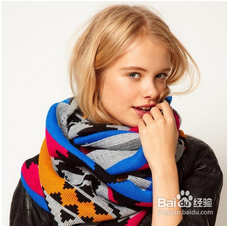 9款流行围巾的系法轻松上手