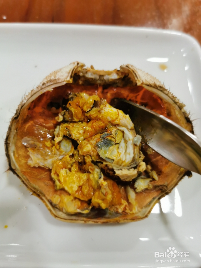 吃光光的清蒸大闸蟹