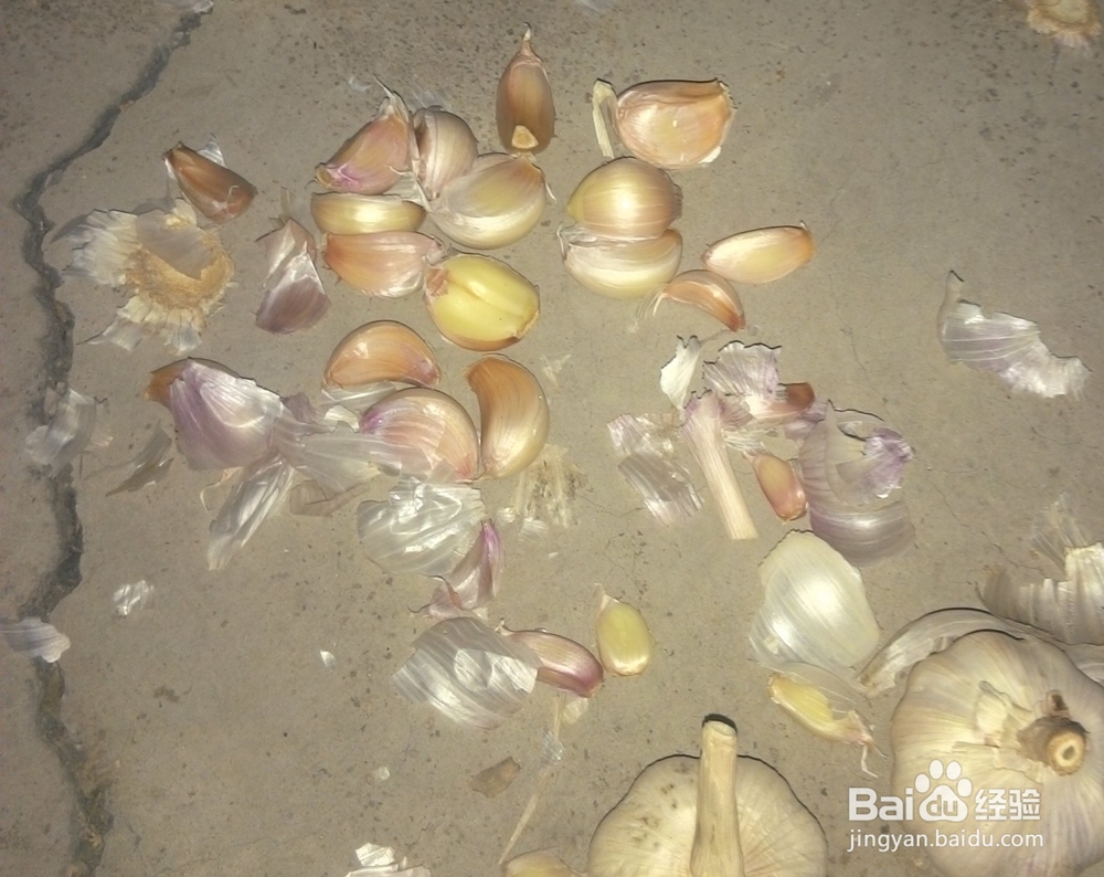 快速省力的剥蒜方法