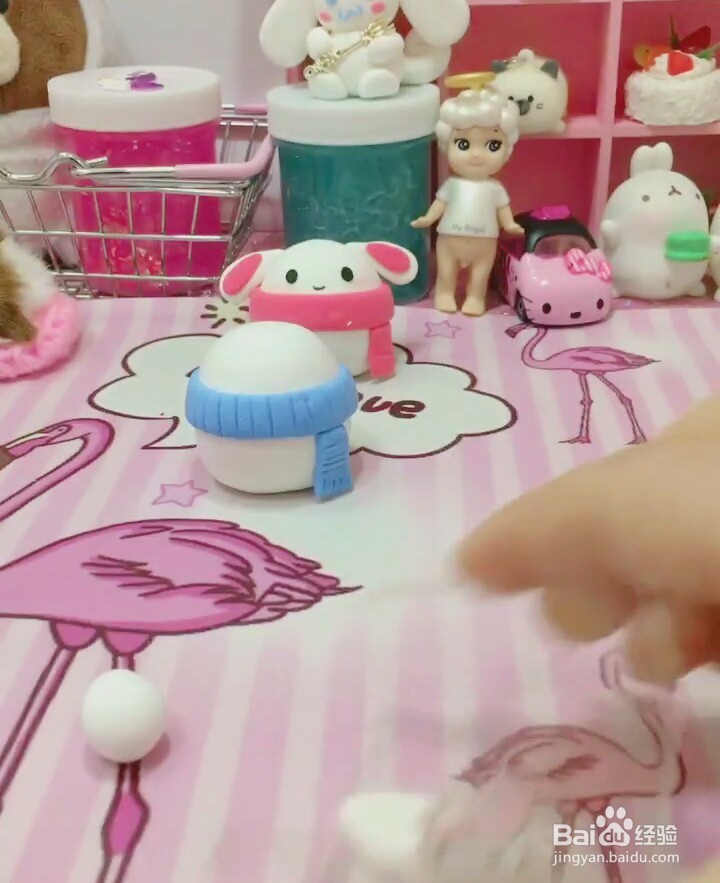 黏土围巾兔教程