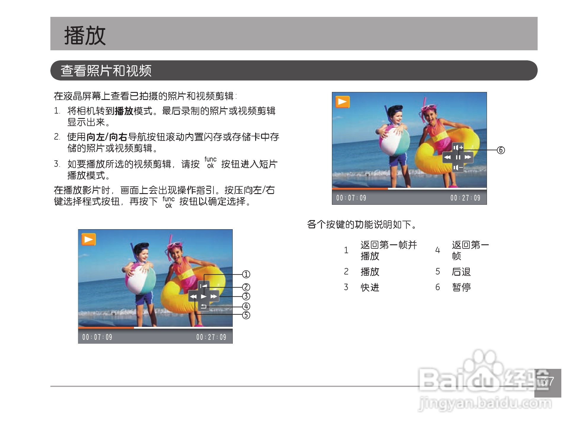 GE通用 J1456W数码相机说明书:[4]