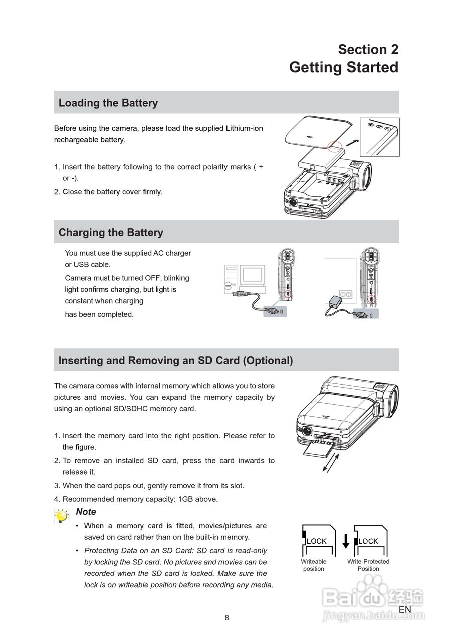 日立DZ-HV574E数码摄像机说明书:[1]