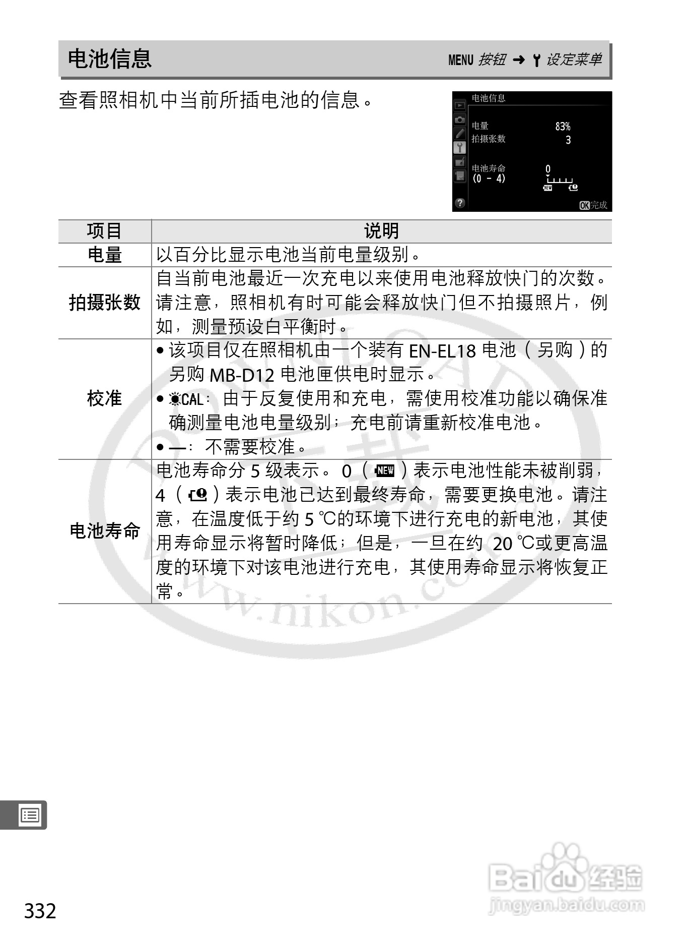 尼康D800E数码相机使用说明书:[36]