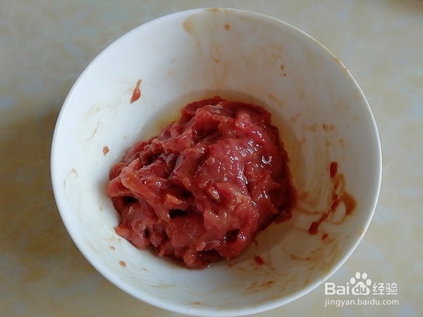 小炒牛肉的步骤