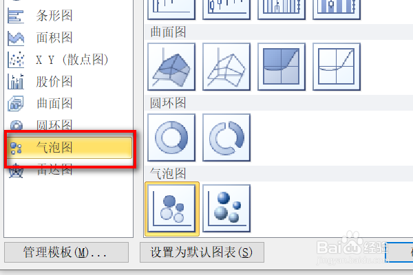 PPT里面怎么插入气泡图