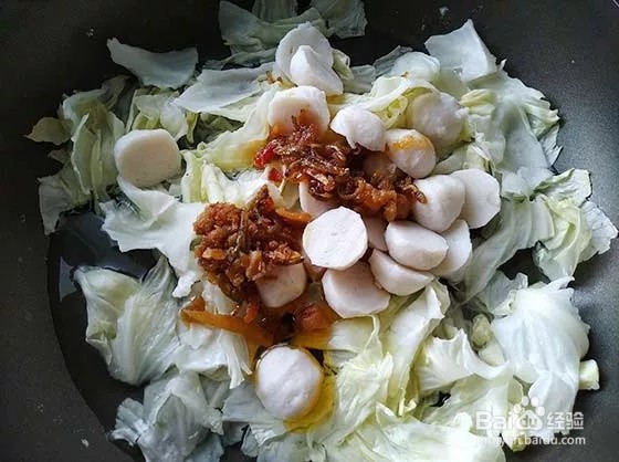 干贝酱炒乌龙面的做法