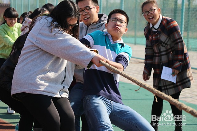 男女混合拔河必胜技巧