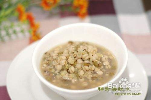 绿豆薏仁水 的做法 百度经验