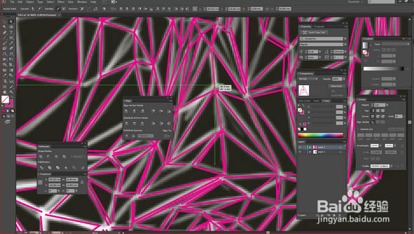 PS与AI结合把人物转为低多边形肖像