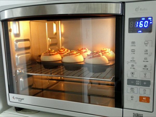 奶油肉松香葱小面包