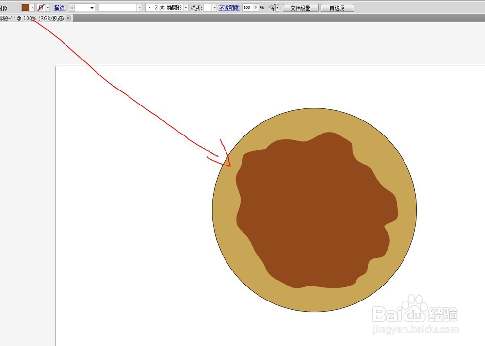 如何用ai绘制甜甜圈的图形效果