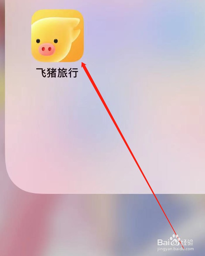 飞猪旅行软件如何找到关注的店铺