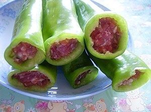 青椒塞肉做法大全