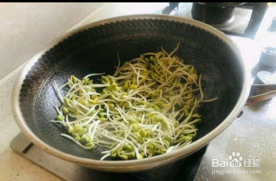 家庭自制海带丝炒豆芽