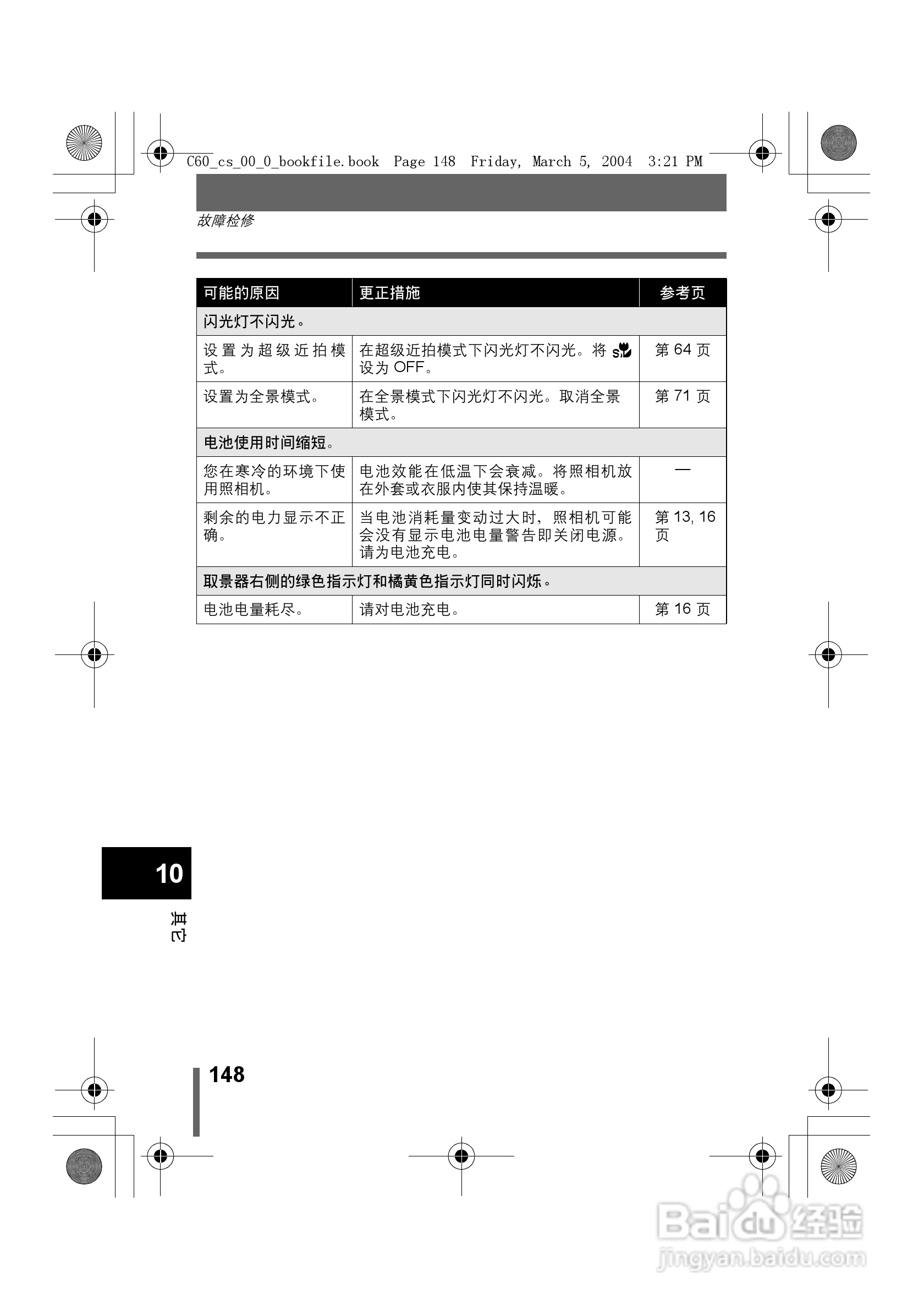 奥林巴斯 C-60ZOOM数码相机说明书:[15]