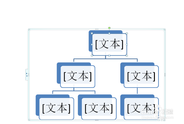 ppt怎么制作带阴影的组织结构图?