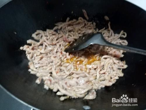 蒜苔肉丝的做法