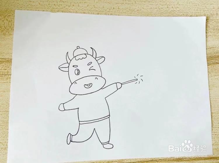 2021元旦制作绘画