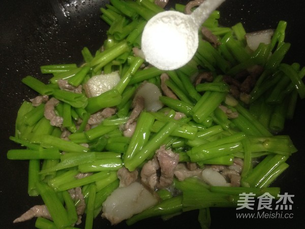 空心菜梗炒肉