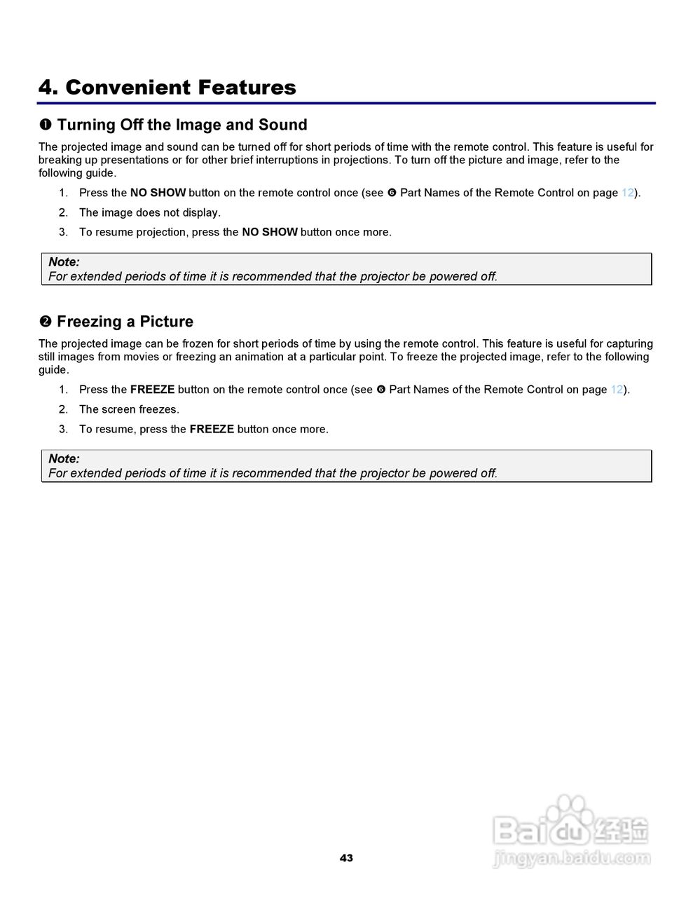 三洋 PDG-DXT10L投影机说明书:[6]