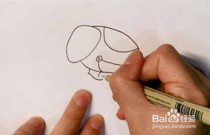 汪汪队机器狗简笔画