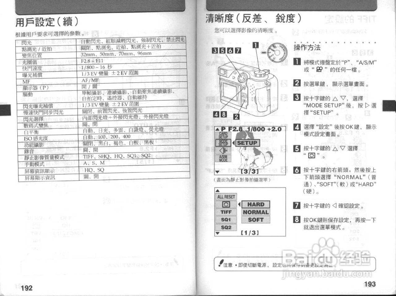 Olympus奥林巴斯C-3030Z数码相机说明书:[10]