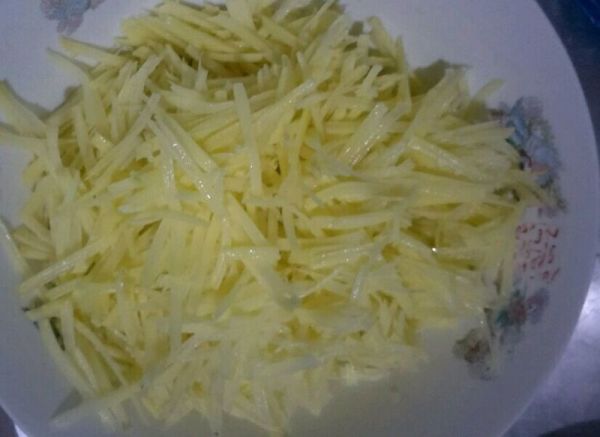 #10分钟早餐大挑战#土豆丝饼