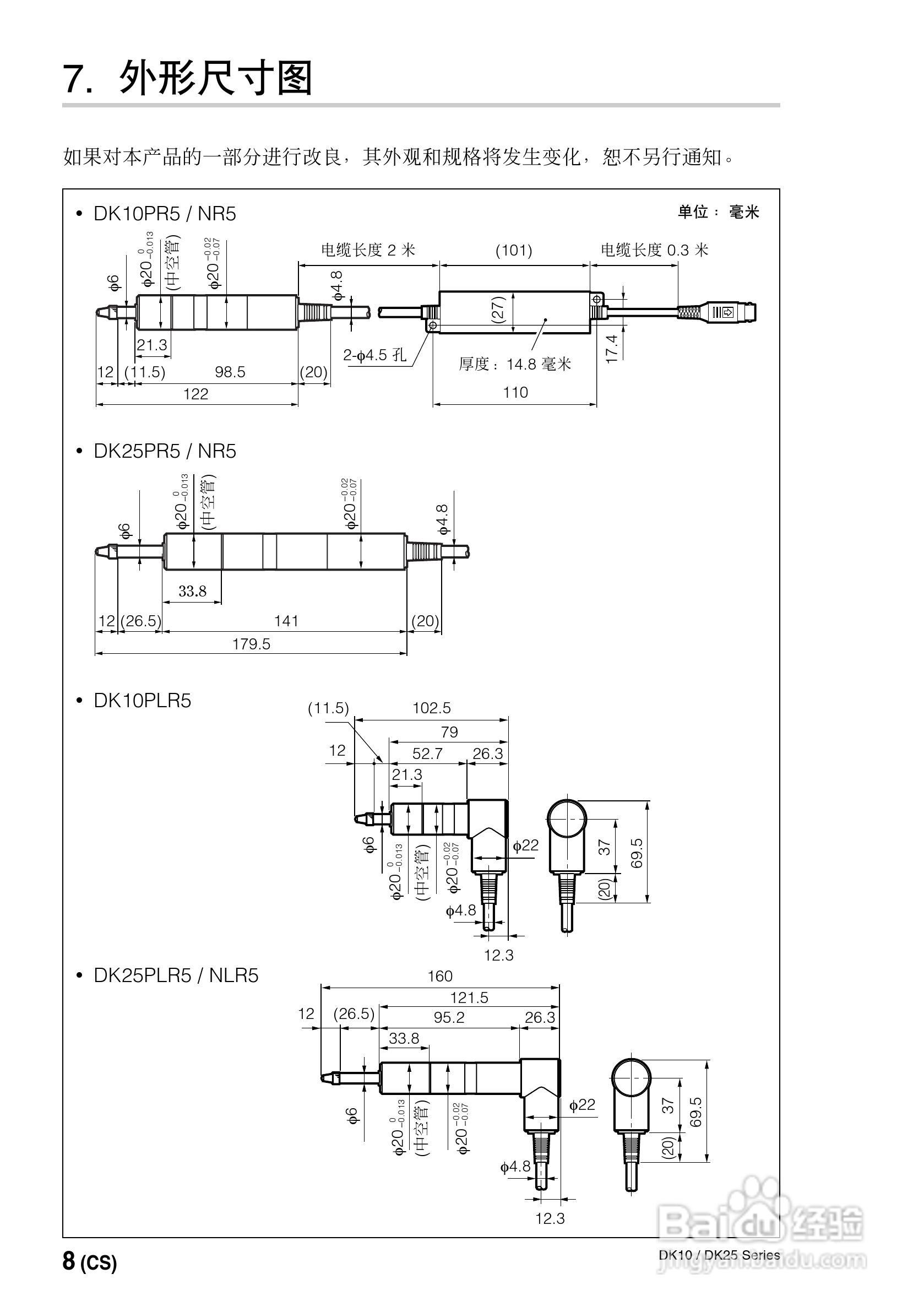 索尼DK10/DK25系列数字测力器使用说明书:[3]