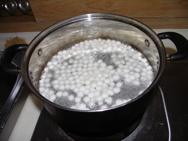 赤豆桂花酒酿小元宵