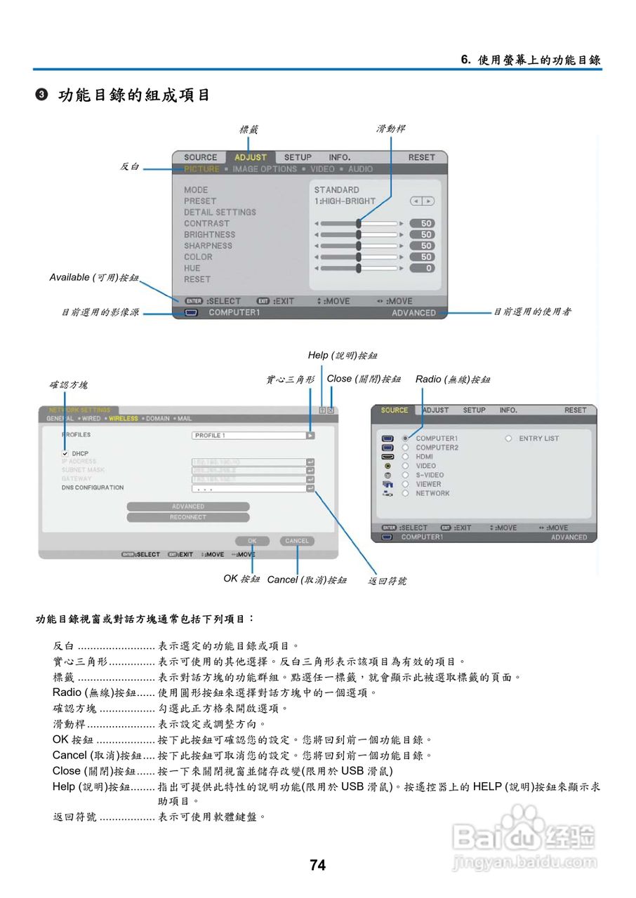 NEC NP901W型投影机用户手册:[9]