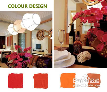 复古潮流来袭红+黑+棕色彩搭配案例分享