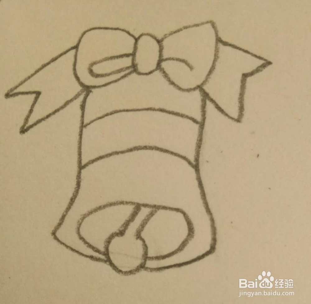 教你画儿童简笔画铃铛