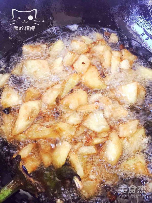 青椒烧茄子的做法