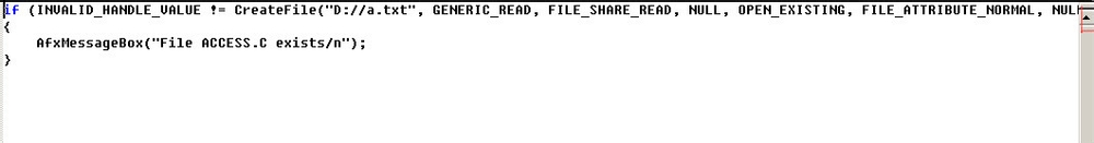 VC如何判断一个文件是否存在？