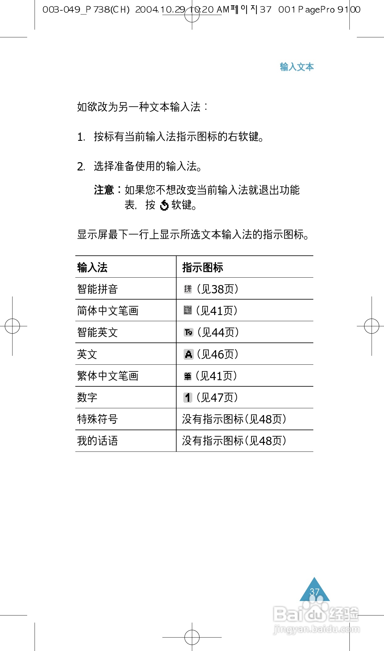 三星SGH-P738手机使用说明书:[4]