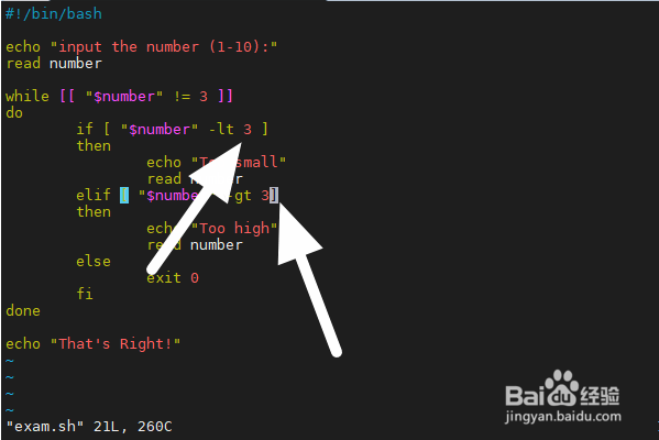ubuntu系统下结束标记控制的while循环如何写？