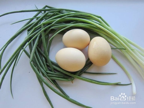 香葱炒鸡蛋的做法
