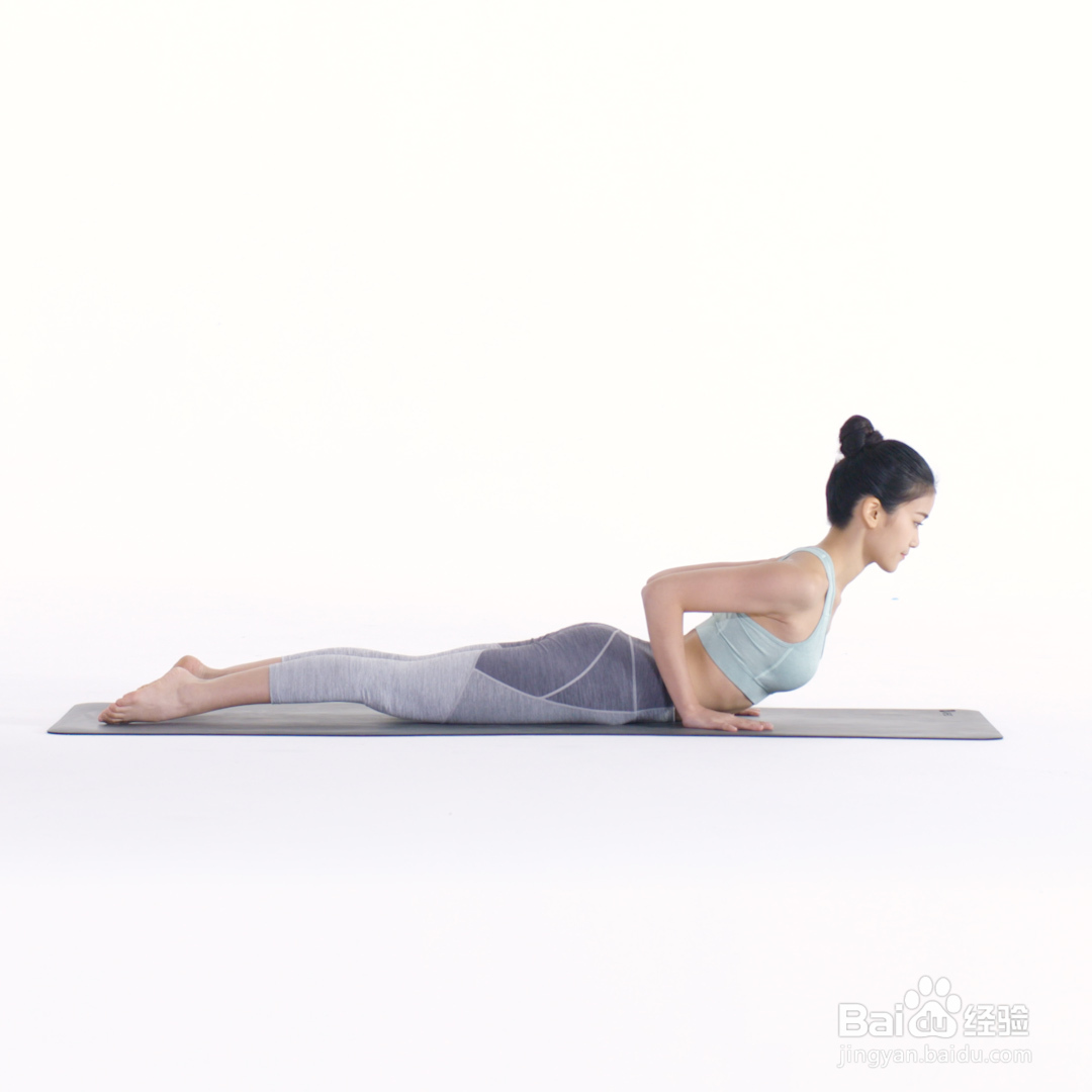 八体投地式和半眼镜蛇式_盛夏瑜伽·清心减压