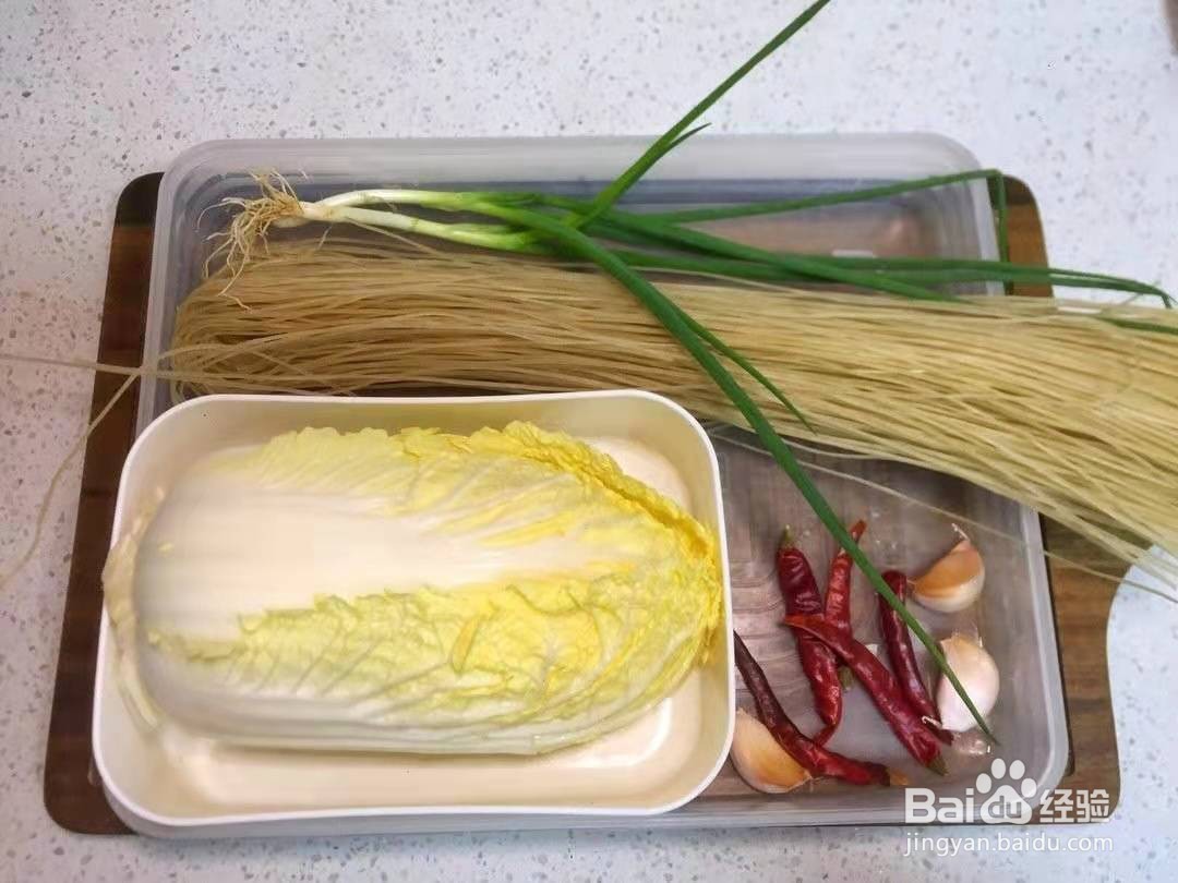 家常--白菜炒粉条