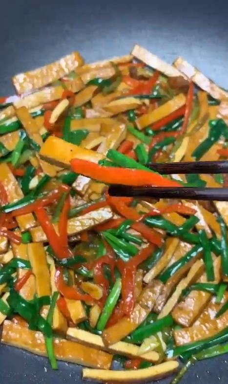 韭菜豆干怎么做?