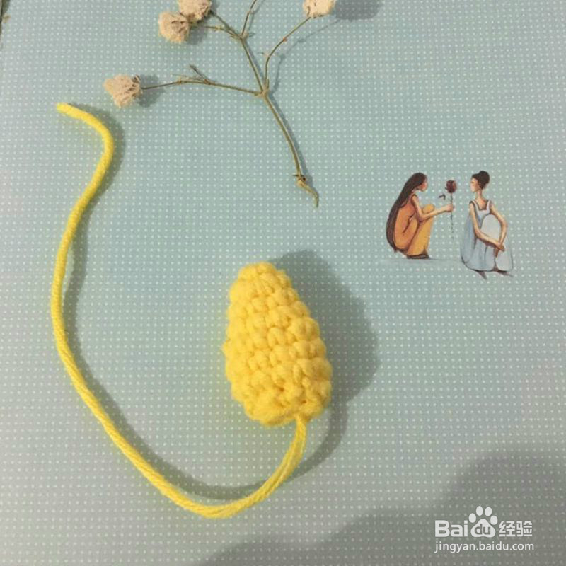 毛线玩偶皮卡丘的钩法教程