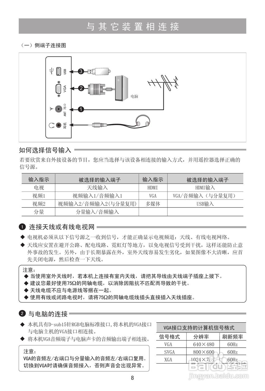 海信led50ec290n说明书图片