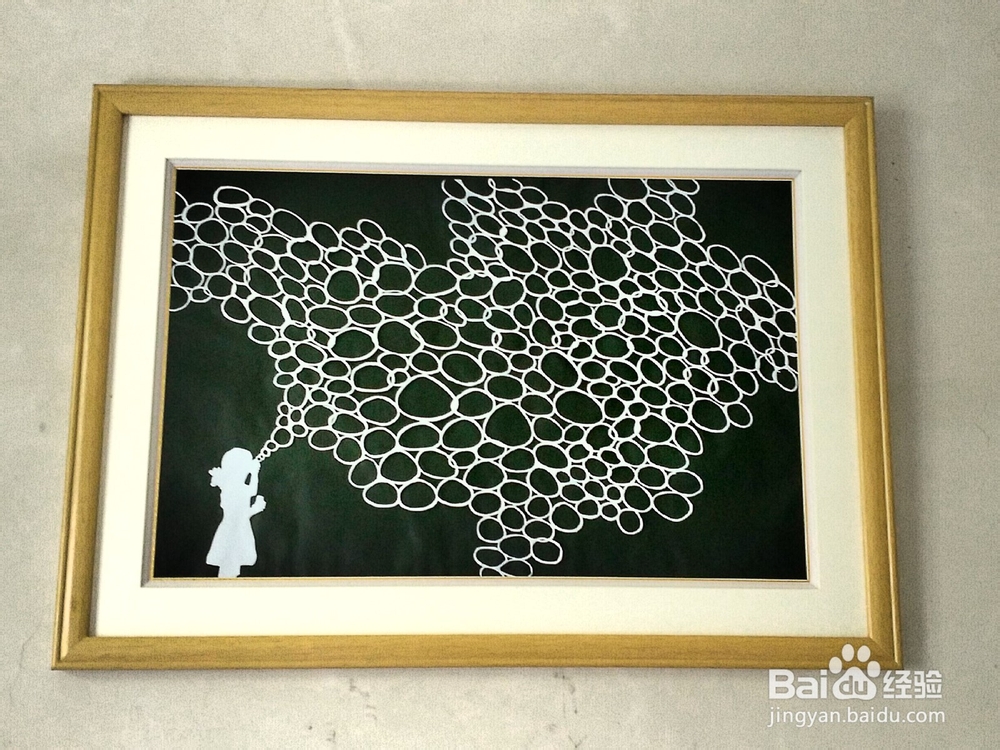 制作黑白创意装饰画