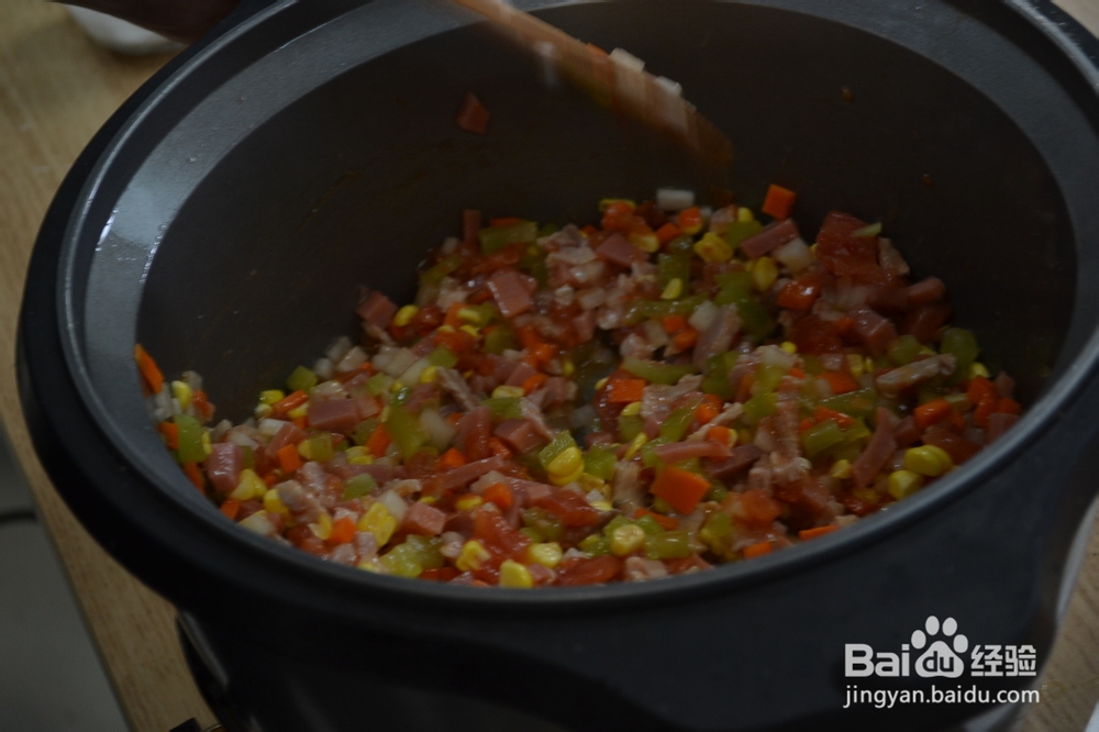 电锅菜：炒饭