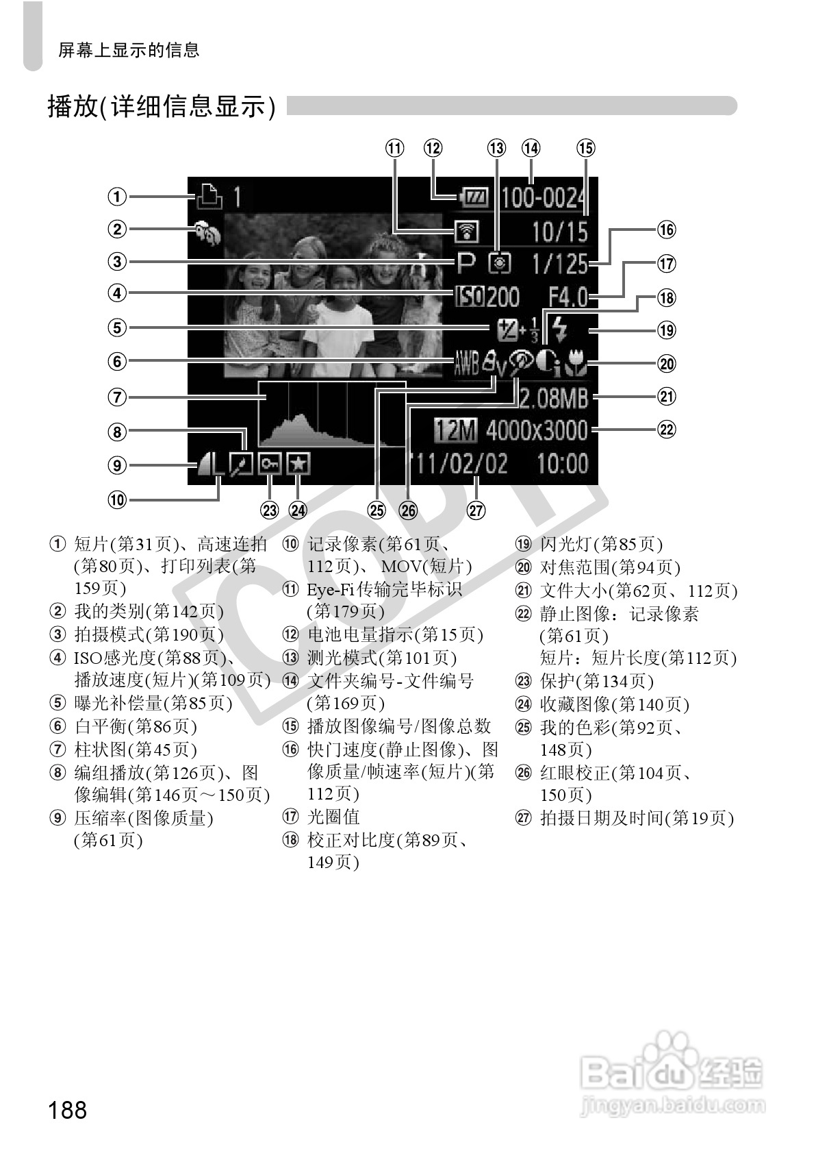 佳能IXUS115 HS数码相机说明书:[19]