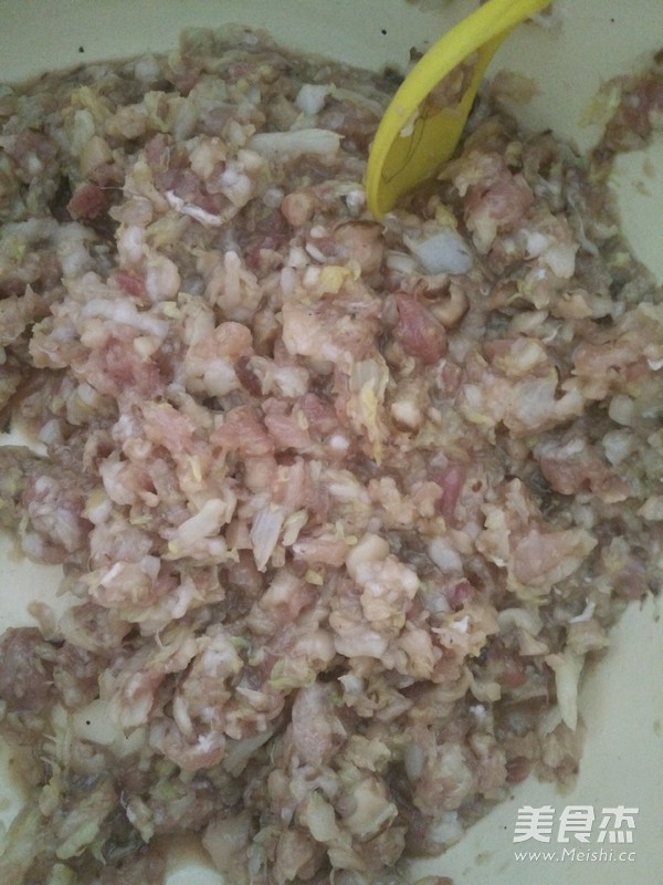 香菇娃娃菜煎饺