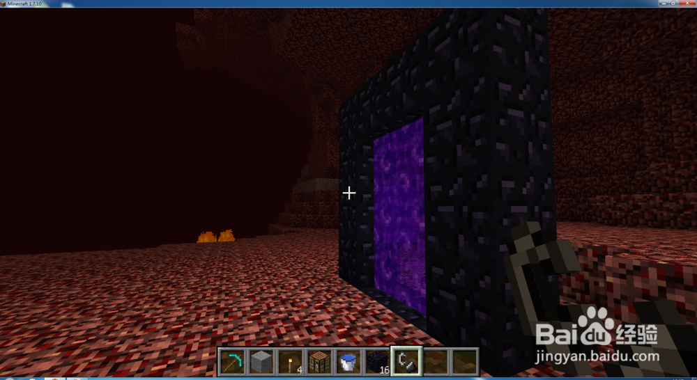 我的世界地狱门怎么做怎么去地狱？