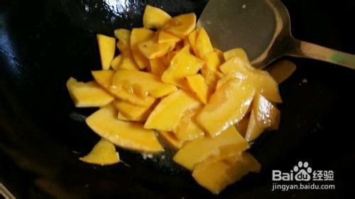 清炒南瓜片的做法